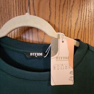 BTFBM Dark Green Top